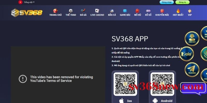 Quy trình tải app SV368 đơn giản và nhanh chóng